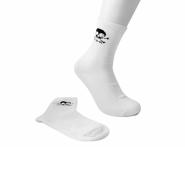 T.u.k Crew Sock White T.U.K. Skull Womens