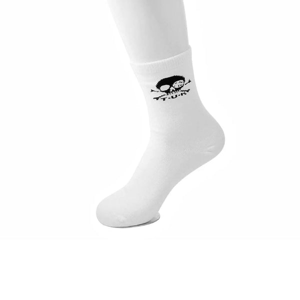 t.u.k Crew Sock White T.U.K. Skull Womens