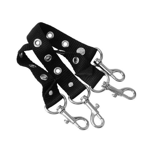 t.u.k Eyelet Black Bondage Shoe Straps