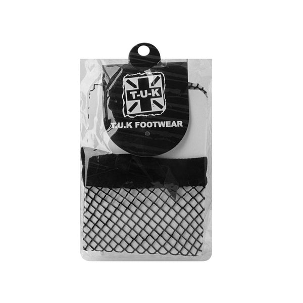 T.u.k Fishnet Bow Crew Sock Womens