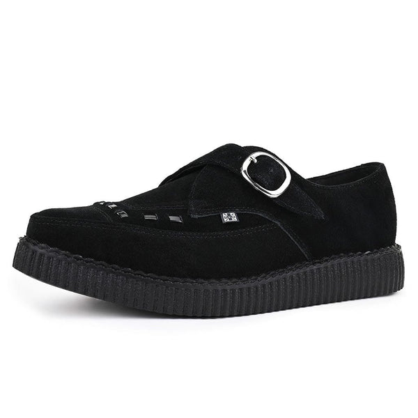 T.u.k Pointed Creeper Black Suede