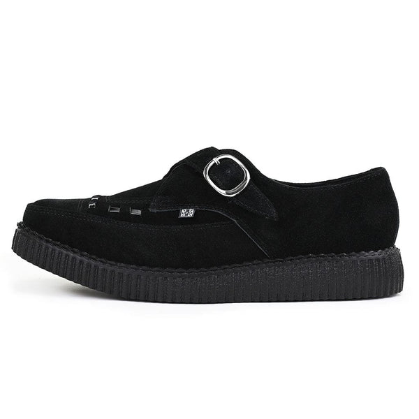 t.u.k Pointed Creeper Black Suede