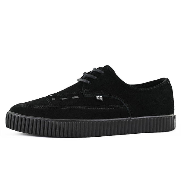 T.u.k Pointed Creeper Sneaker Black Suede