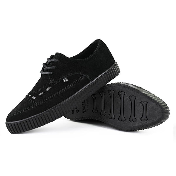 T.u.k Pointed Creeper Sneaker Black Suede
