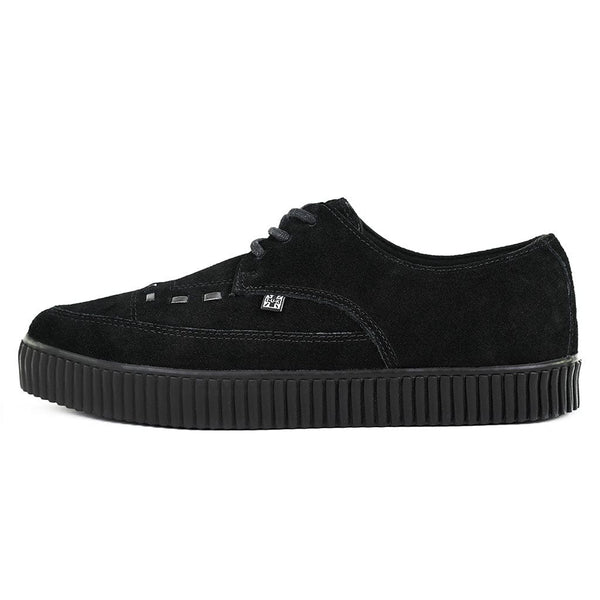 t.u.k Pointed Creeper Sneaker Black Suede
