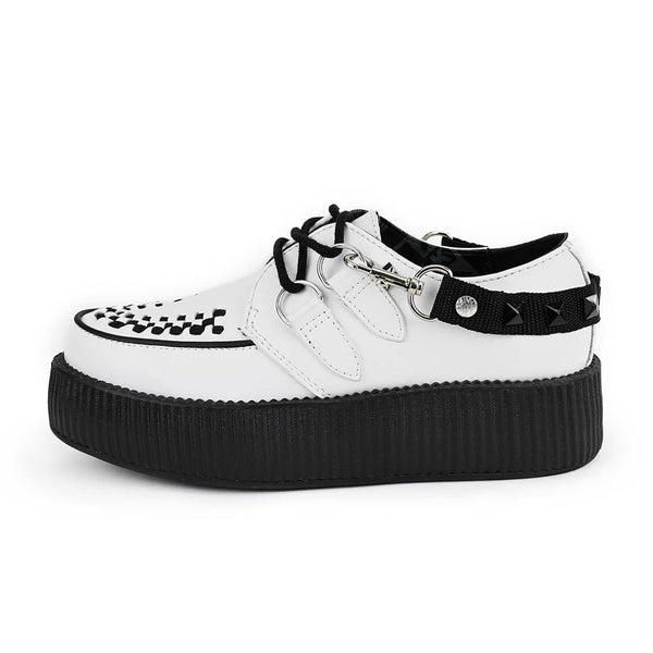 T.u.k Pyramid Black Stud Bondage Shoe Straps