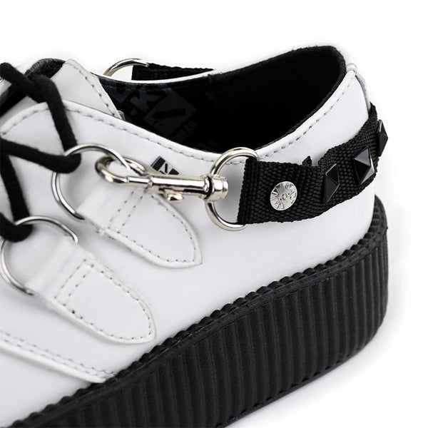T.u.k Pyramid Black Stud Bondage Shoe Straps