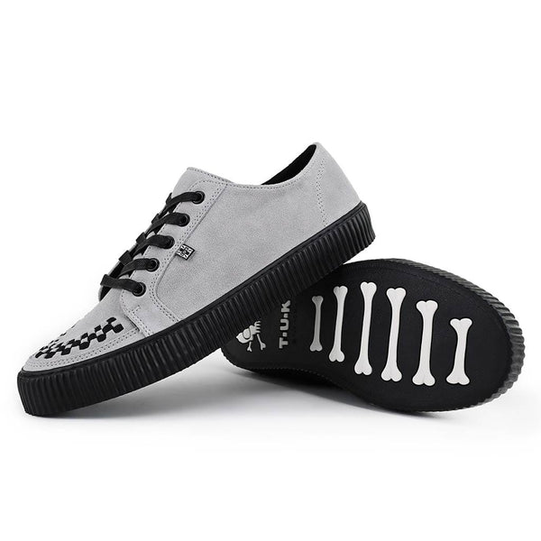 T.u.k Ribbed Sole Sneaker Grey Suede