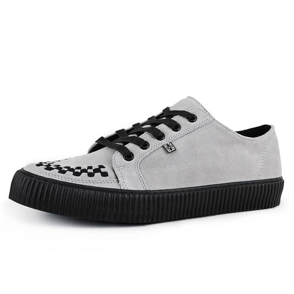 T.u.k Ribbed Sole Sneaker Grey Suede
