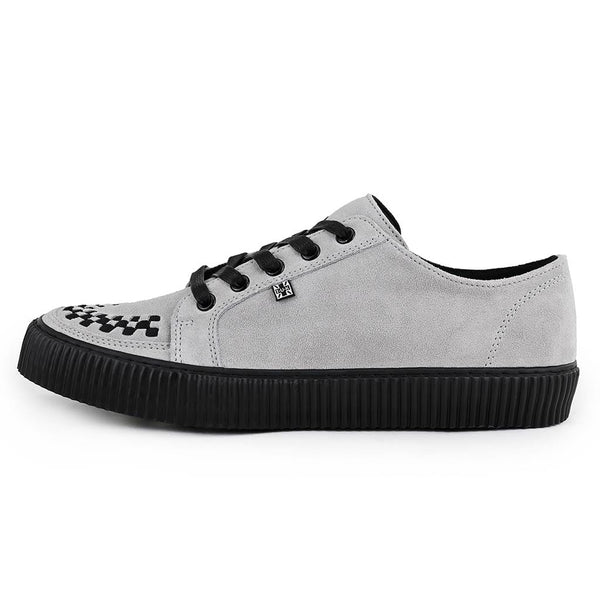 t.u.k Ribbed Sole Sneaker Grey Suede