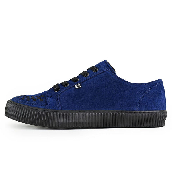 t.u.k Ribbed Sole Sneaker Navy Suede