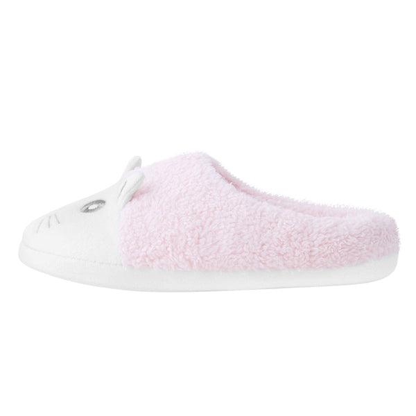 t.u.k Slipper Pink Kitty Faux Fur