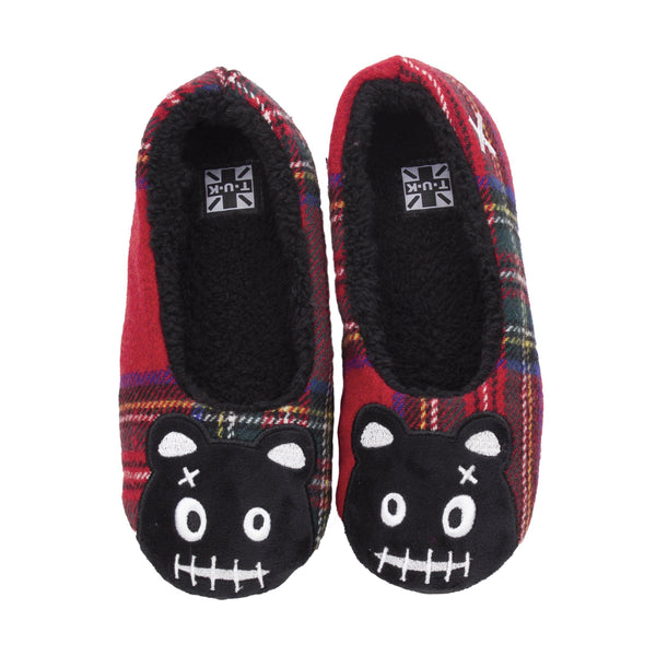 T.u.k Slipper Tartan Punk Teddy