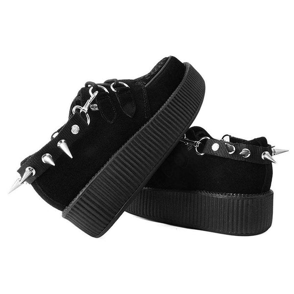 T.u.k Spiked Black Bondage Shoe Straps