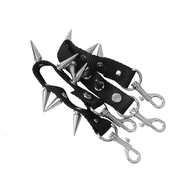 t.u.k Spiked Black Bondage Shoe Straps