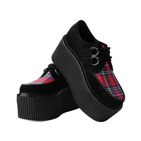 T.u.k StratoCreeper Black & Tartan Suede