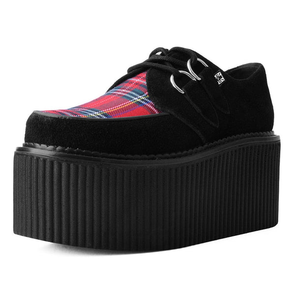 T.u.k StratoCreeper Black & Tartan Suede