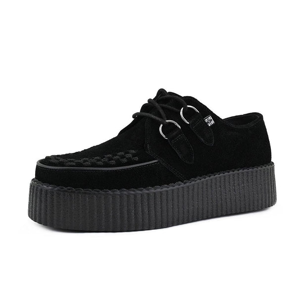 T.u.k Viva High Creeper Black Suede