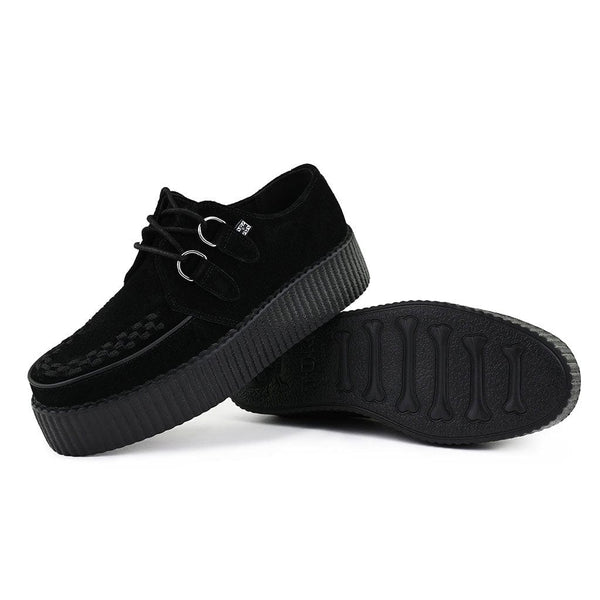 T.u.k Viva High Creeper Black Suede