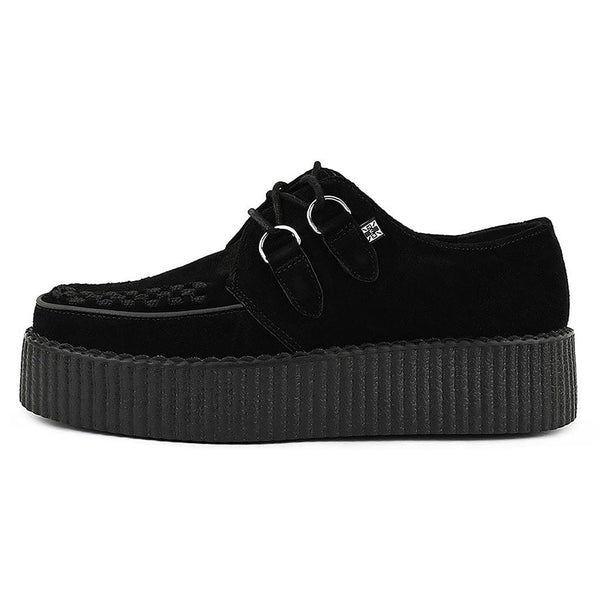 t.u.k Viva High Creeper Black Suede