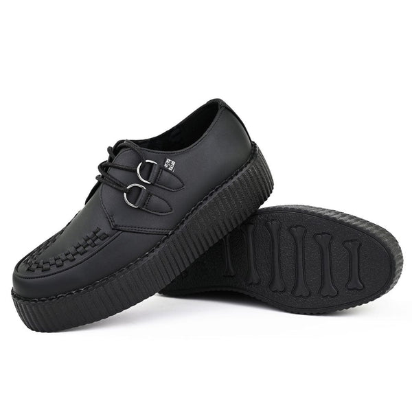 T.u.k Viva High Creeper Black Vegan TUKskin™