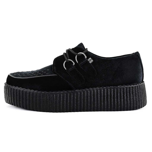t.u.k Viva High Creeper Black Velvet
