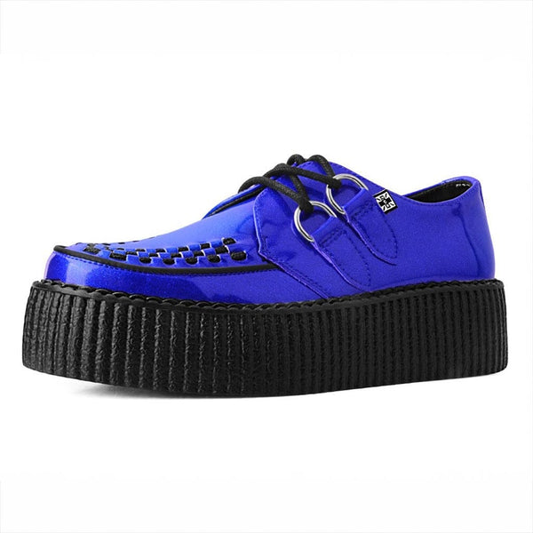 T.u.k Viva High Creeper Blue Glitter
