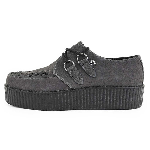 t.u.k Viva High Creeper Charcoal Suede