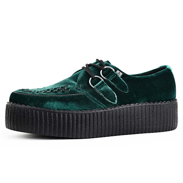 T.u.k Viva High Creeper Emerald Velvet