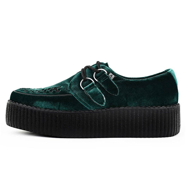 t.u.k Viva High Creeper Emerald Velvet