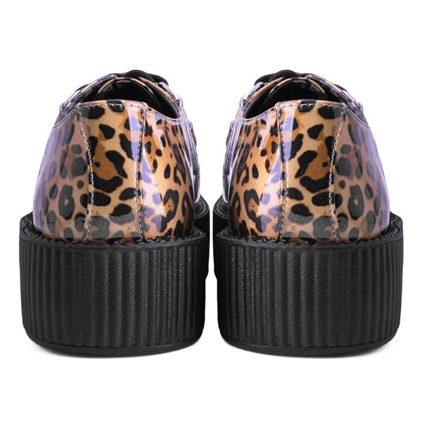 T.u.k Viva High Creeper Patent Leopard