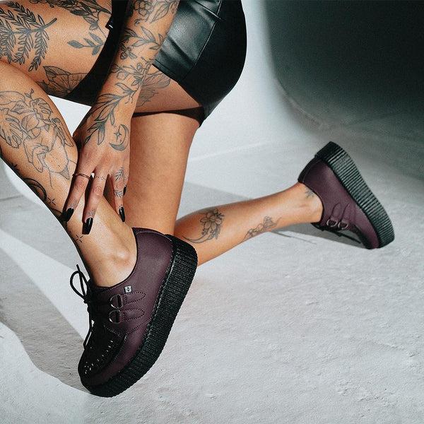 T.u.k Viva High Creeper Purple Vegan TUKskin™