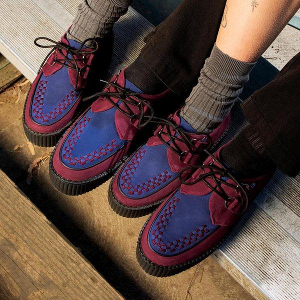 T.u.k Viva High Creeper Windsor Wine Suede