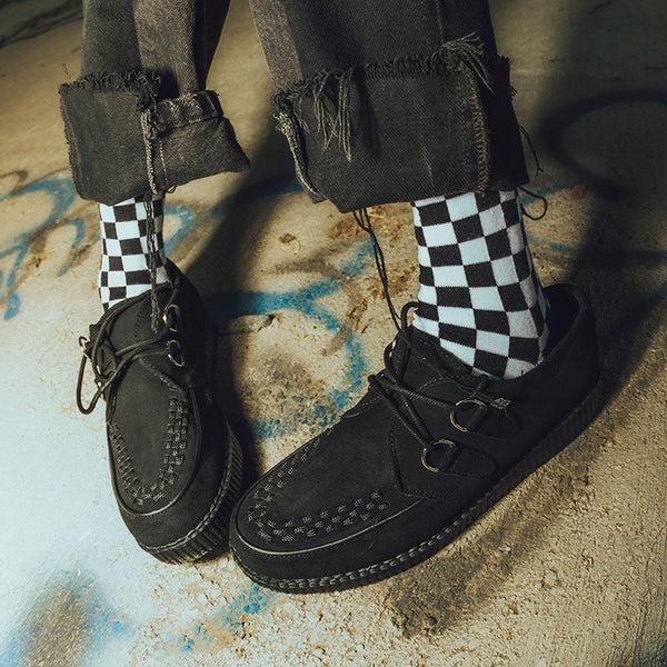 T.u.k Viva Low Creeper Black Suede