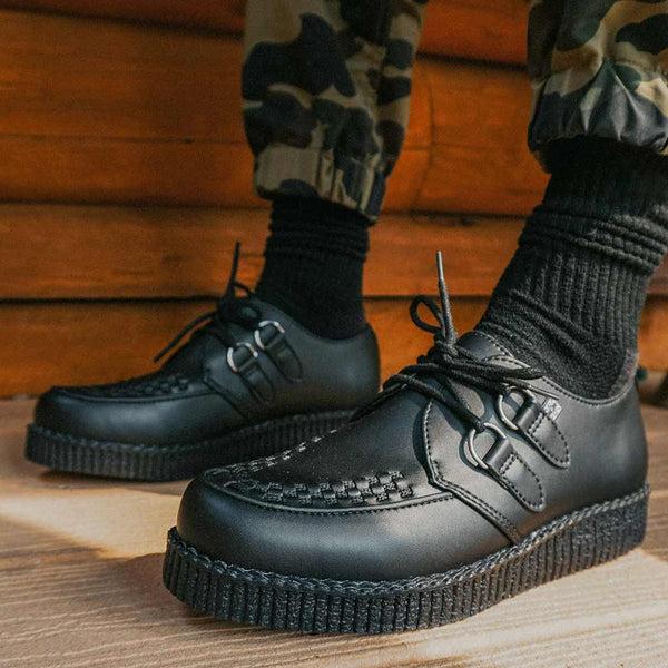 T.u.k Viva Low Creeper Black TUKskin™