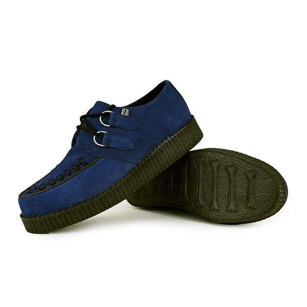 T.u.k Viva Low Creeper Blue Suede
