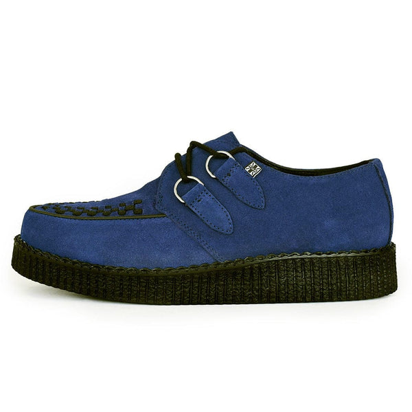 t.u.k Viva Low Creeper Blue Suede
