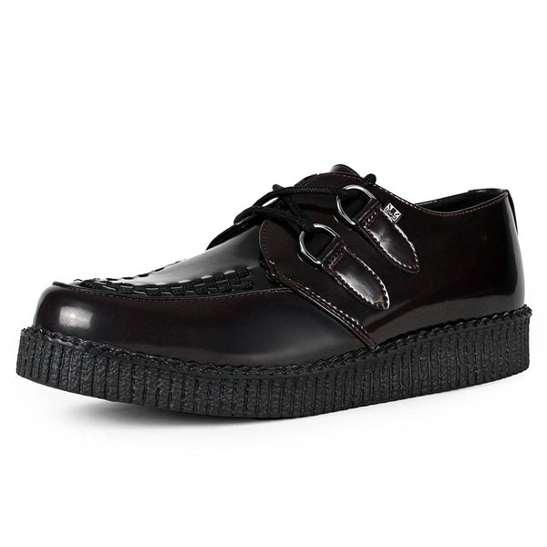 T.u.k Viva Low Creeper Burgundy Vegan Leather