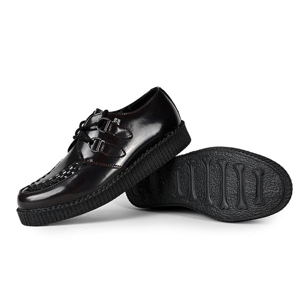 T.u.k Viva Low Creeper Burgundy Vegan Leather