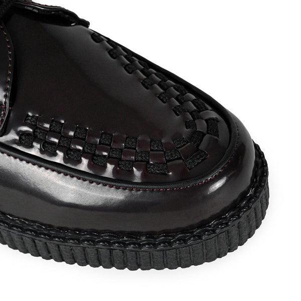 T.u.k Viva Low Creeper Burgundy Vegan Leather
