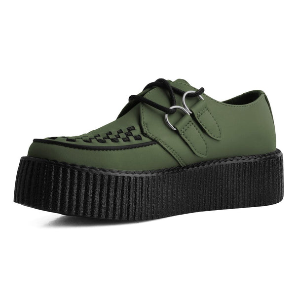 T.u.k Viva High Creeper Dark Green Vegan TUKskin™