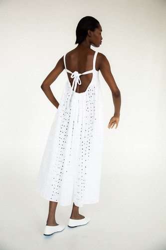 Tach Clothing Carmen Knit- Broderie Maxi Dress