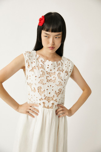 Tach Clothing Chacarita Cutwork Embroidery Dress