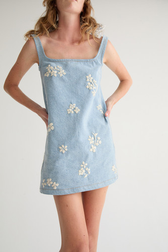 Tach Clothing Dakota Denim Mini Dress
