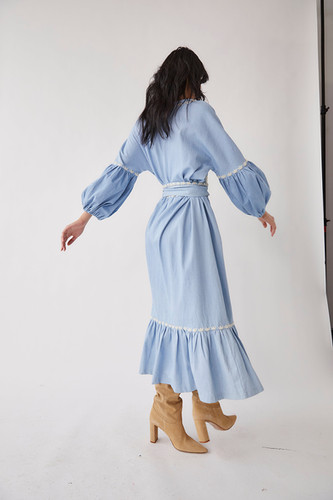 Tach Clothing Lesly Denim Maxi Dress