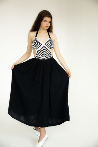 tach clothing Lina Crochet - Cotton Dress