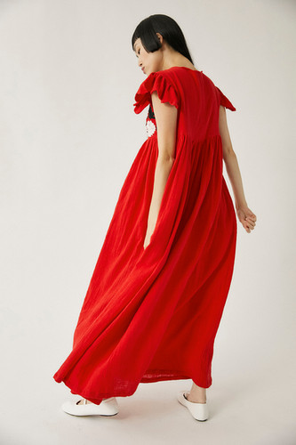 Tach Clothing Lunda Hand Embroidered Dress