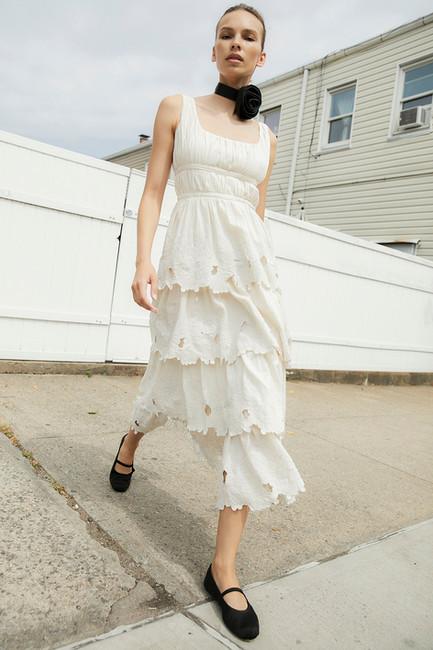 Tach Clothing Magnolia Maxi Embroidered Dress