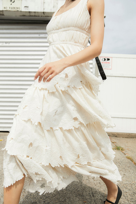 Tach Clothing Magnolia Maxi Embroidered Dress