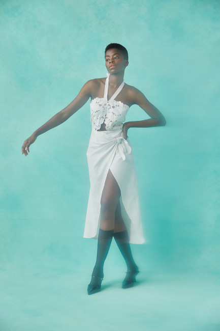 Tach Clothing Marguerite Cutwork Embroidered Dress